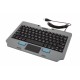 Gamber-Johnson 7160-1449-04 teclado para móvil QWERTY Español Negro, Gris USB
